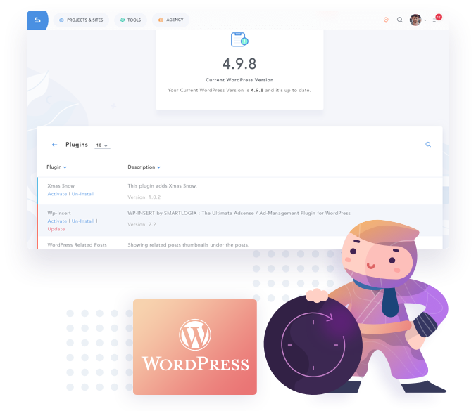WordPess Manager Illustration