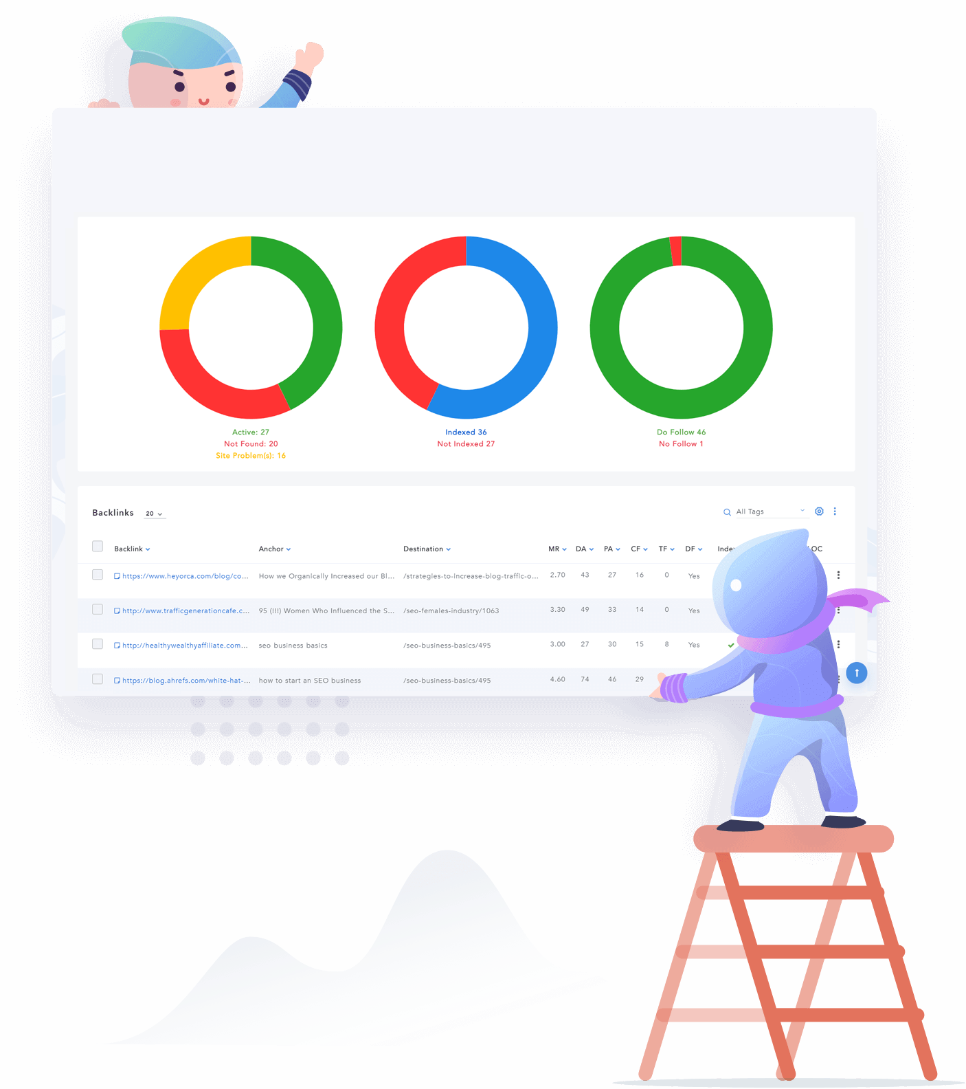 Backlinks Manager Illustration